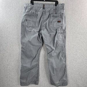 Ariat FR Pants Mens 40x30 Gray M4 Low Rise Bootcut Flame Resistant Work Jeans
